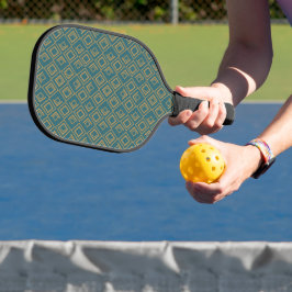 Palas De Pickleball Art Deco turquesa