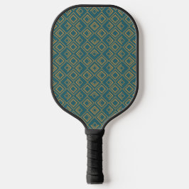 Palas De Pickleball Art Deco turquesa