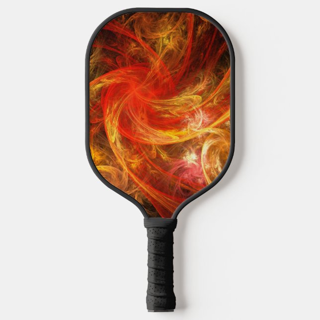 Palas De Pickleball Arte abstracto de Firestorm (Anverso)