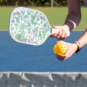 Palas De Pickleball Arte acuarela de gotas de agua de pulverización oc