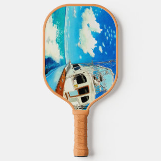 Palas De Pickleball Arte de barco de pesca deportiva