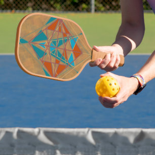 Palas De Pickleball Arte de diseño de estrella india del desierto del 