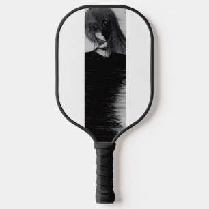 Palas De Pickleball Arte de Fantasía Anime Oscura Cuervo y Demonio