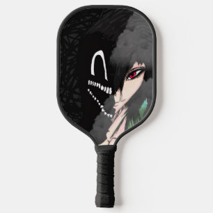 Palas De Pickleball Arte de Fantasía Anime Oscura Cuervo y Demonio