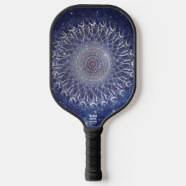 Palas De Pickleball Arte de Galaxia Mandala Celestial