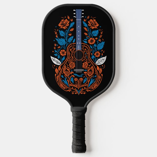 Palas De Pickleball Arte de guitarra de campo (Anverso)