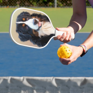 Palas De Pickleball arte de perro de montaña bernés