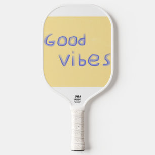 Palas De Pickleball arte de texto de buena vibración