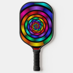 Palas De Pickleball Arte fractal moderno y psicodélico