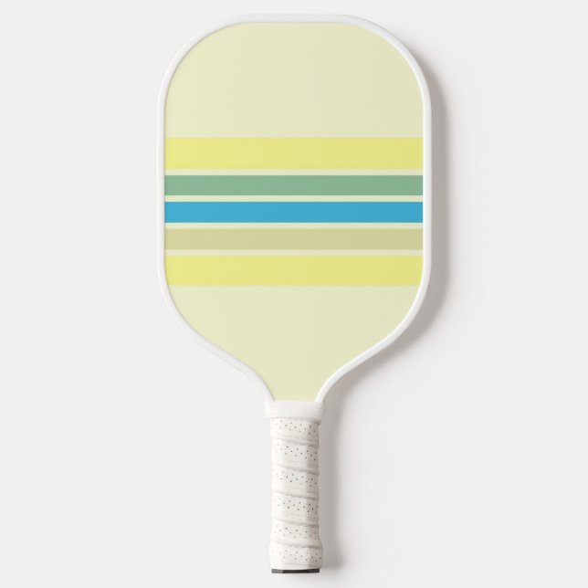 Palas De Pickleball arte moderno de rayas (Anverso)