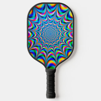 Palas De Pickleball Arte psicodélico retro