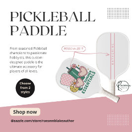 Palas De Pickleball Artículos Esenciales Personalizados de Verano para