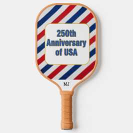 Palas De Pickleball Asa Tan 250.º Aniversario de EE. UU. Iniciales del