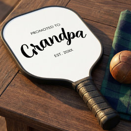 Palas De Pickleball Ascendido a Abuelo Establecido Año Personalizado B