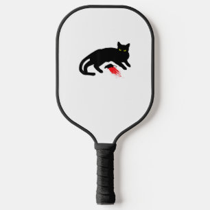 Palas De Pickleball Asesino de gato negro instantáneo Gótico de Punk d