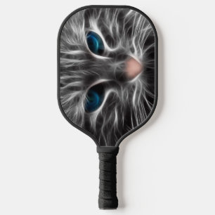 Palas De Pickleball Asombrosa cara de gato de ojos azules