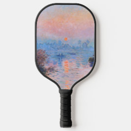 Palas De Pickleball Atardecer en el Sena Claude Monet