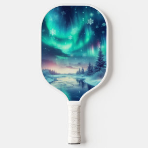 Palas De Pickleball aurora borealis/Navidades/invierno