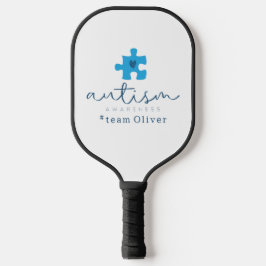 Palas De Pickleball autism awareness blue puzzle piece #team name 