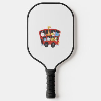 Palas De Pickleball Aventura de autobús animal para niños