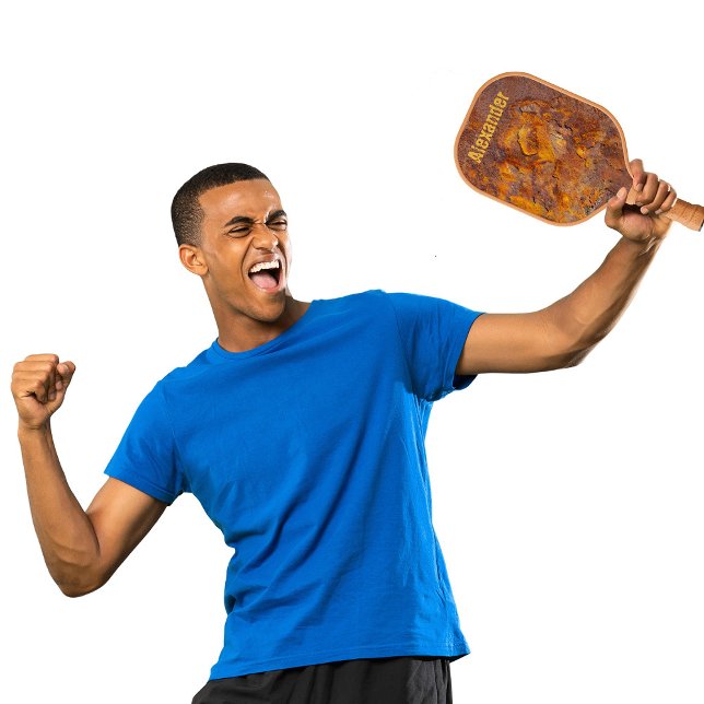 Palas De Pickleball Awesome Rusty Iron Custom Name (Subido por el creador)