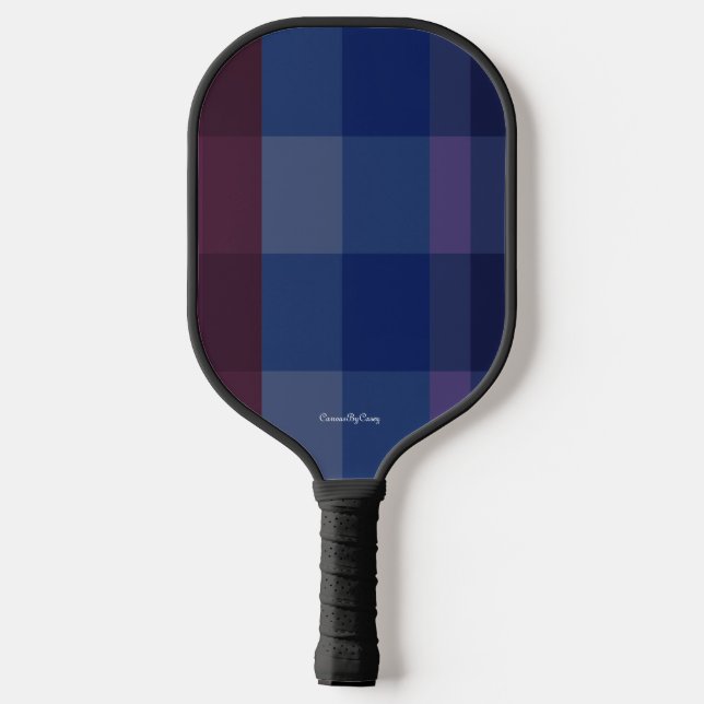 Palas De Pickleball Azul oscuro, púrpura, paleta de pickleball marrón (Reverso )