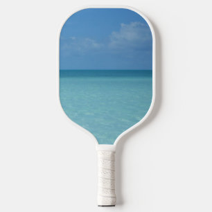 Palas De Pickleball Azul turquesa tropical del horizonte del Caribe