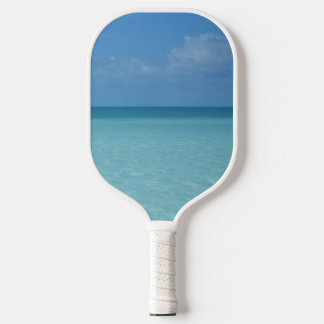 Palas De Pickleball Azul turquesa tropical del horizonte del Caribe