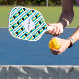 Palas De Pickleball Bahamas Bandera Bahamiana Tiled
