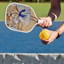 Palas De Pickleball Bailarina de Degas con lazo azul