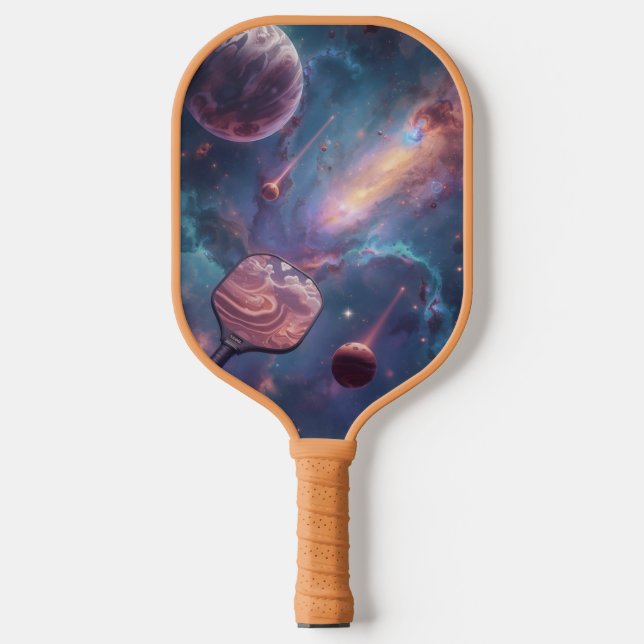 Palas De Pickleball Baloncesto cósmico - De este arte mundial (Anverso)