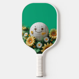 Palas De Pickleball Baloncesto de flores de flores de flores y maripos