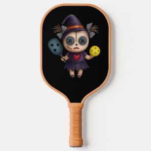 Palas De Pickleball Baloncesto Feliz Halloween con pelota por todas pa