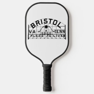 Palas De Pickleball Baloncesto Paddle Bristol Rótulo diseño de 2 lados