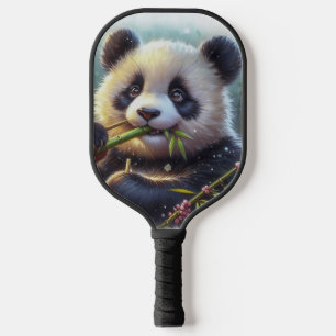 Palas De Pickleball Bambú de oso panda adorable