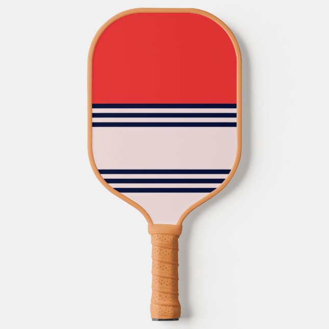 Palas De Pickleball Banda retro roja (Anverso)