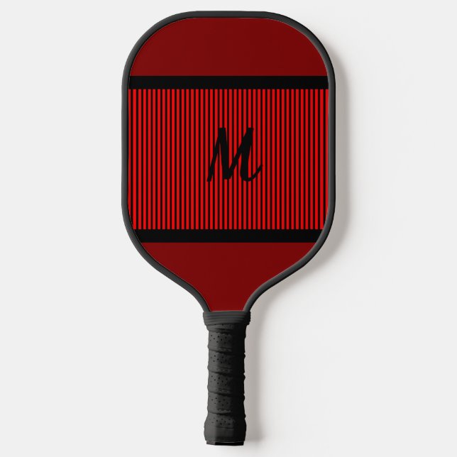 Palas De Pickleball Banda roja monogramada (Reverso )