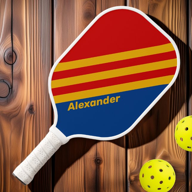 Palas De Pickleball Bandas de deporte retro con nombre (Subido por el creador)