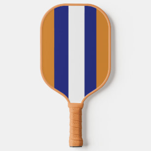 Palas De Pickleball Bandas marrones, azules y blancas