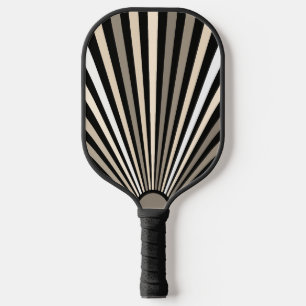 Palas De Pickleball Bandas negras de crema marrón