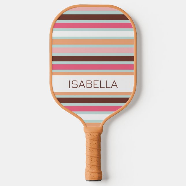 Palas De Pickleball Bandas negritas personalizadas de bolas de bolas (Anverso)