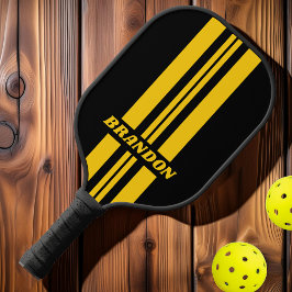 Palas De Pickleball Bandas nostálgicas de rally Safety Bee con nombre