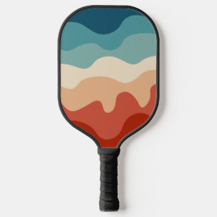 Palas De Pickleball Bandas onduladas retro