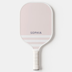 Palas De Pickleball Bandas rosadas modernas personalizadas
