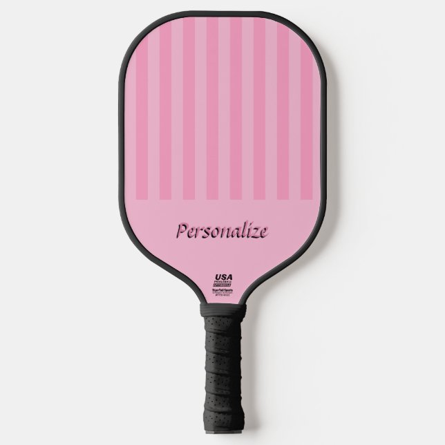 Palas De Pickleball Bandas rosadas personalizadas Estados Unidos (Anverso)