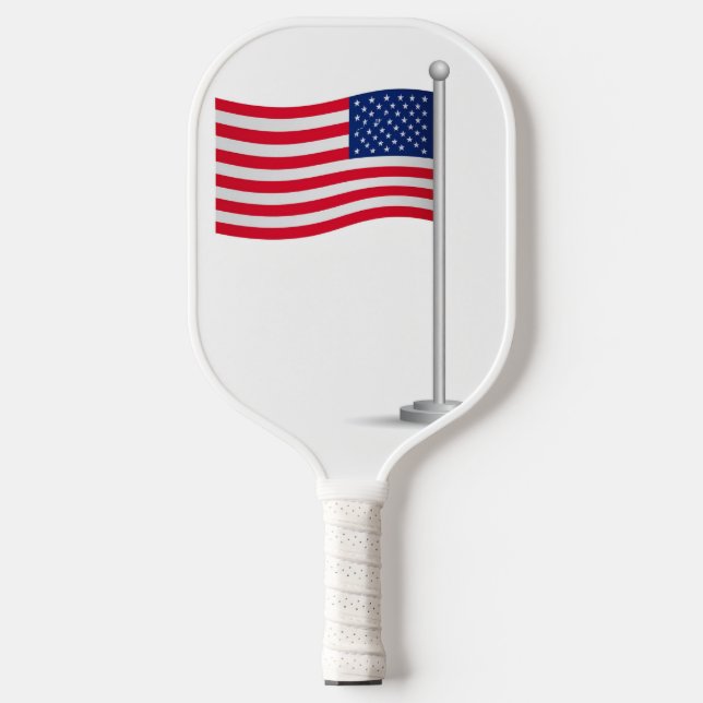 Palas De Pickleball bandera americana (Anverso)