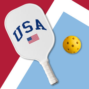 Palas De Pickleball Bandera Americana Día de la Independencia Patrióti
