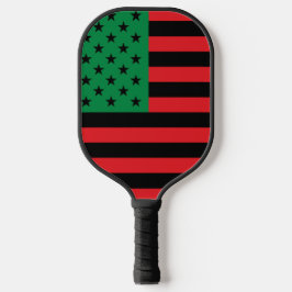 Palas De Pickleball Bandera Americana Roja Negra y Verde