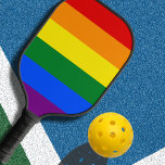 Palas De Pickleball Bandera arcoiris de doble lado del orgullo gay LGB<br><div class="desc">Bandera del Orgullo Arcoiris Paddle. Añade algo de orgullo a tus juegos de pickleball y celebra a la comunidad LGBTQ con este remo de doble cara</div>