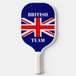 Palas De Pickleball Bandera británica Personalizar equipo británico